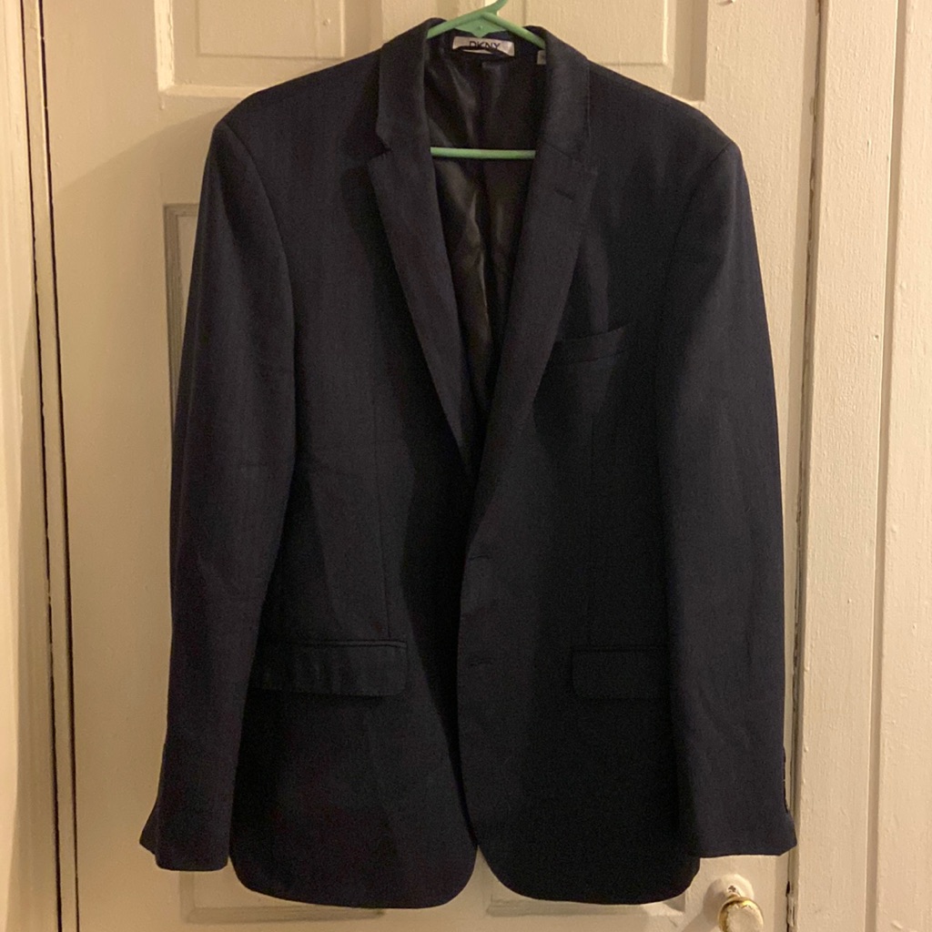 Dkny Navy Blue Blazer